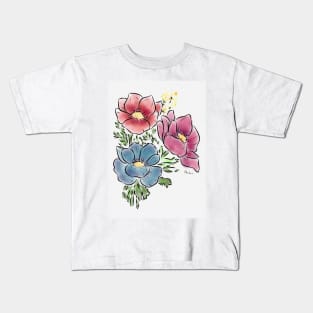 Anemone flower Kids T-Shirt